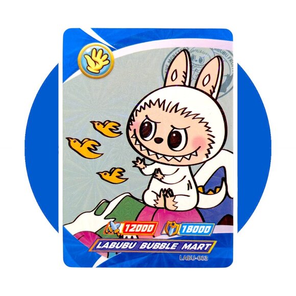 Labubu Game Collection Trading Card (WW03): White Monster on Mountain, LABU-003 - Picture 1 of 2